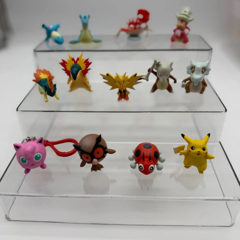 Vintage Pokemon Mini Figure Lot Pikachu Zapdos Typhlosion Tomy Nintendo 13pc